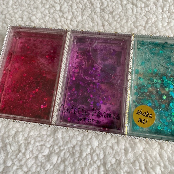 *NWT* Mini Confetti Photo Frames (Set of 3) - Picture 9 of 9